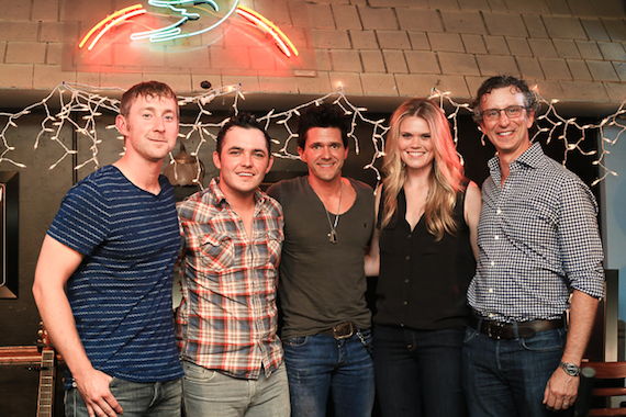 Pictured (L-R): Ashley Gorley, Cole Taylor, Michael Carter, Nicolle Galyon, NMPA CEO David Israelite. 