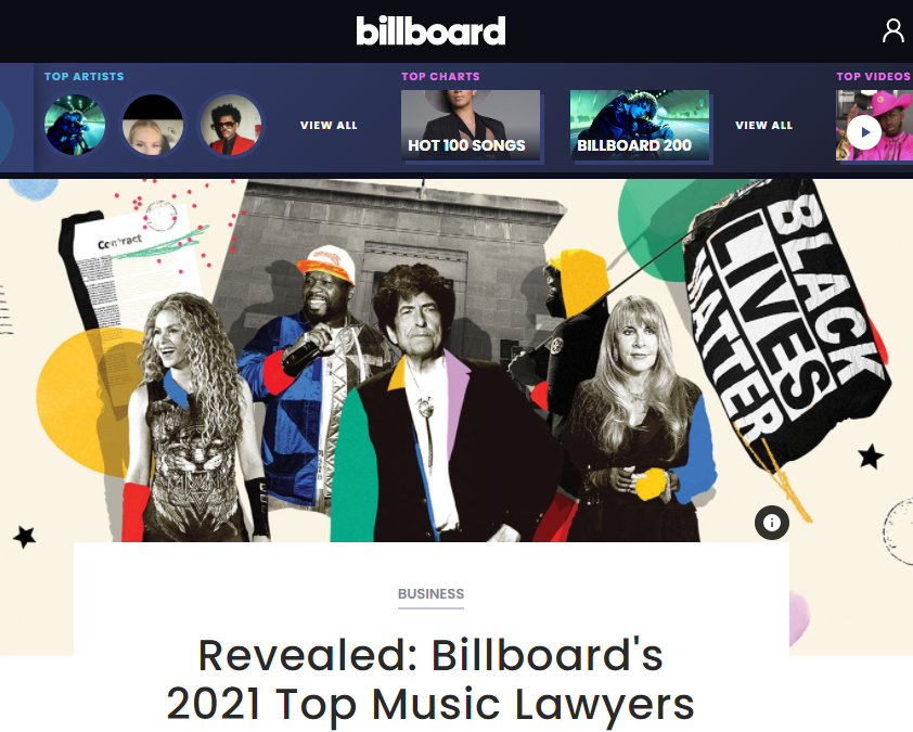 Revealed: Billboard’s 2021 Top Music Lawyers | Danielle Aguirre | Billboard